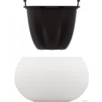 Вазон Альтернатива Жемчужина М8728 (7 л, белый)