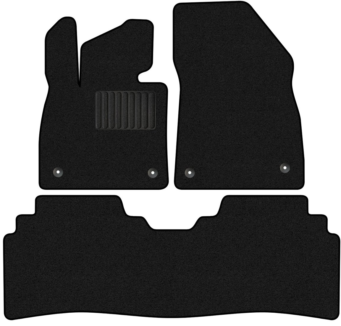 

Комплект ковриков для авто Alicosta Zeekr 001 I (лифтбек / 1) 2021 - Н.В. (ворс)