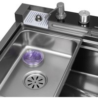 Кухонная мойка ARFEKA Sensor Pro Eco AR 750*450 Black PVD Nano Decor