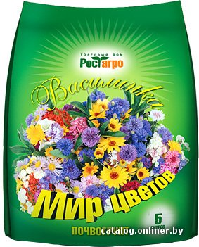 Грунт Торговый дом Рост Агро Мир цветов василинка 5 л