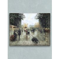 Картина Декарт Ретро городской мотив 1 8Л0343 (в раме)