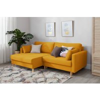 Угловой диван Mio Tesoro Дублин 497 (желтый 1103)