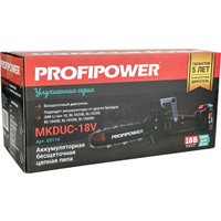 Аккумуляторная пила Profipower MKDUC-18V (с 1-им АКБ)