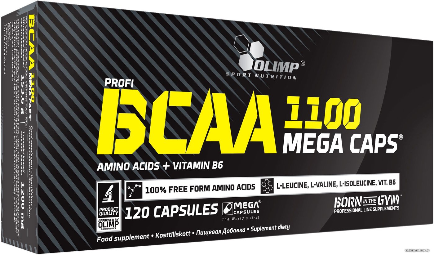 BCAA Olimp BCAA Mega Caps 1100 (120 капсул)