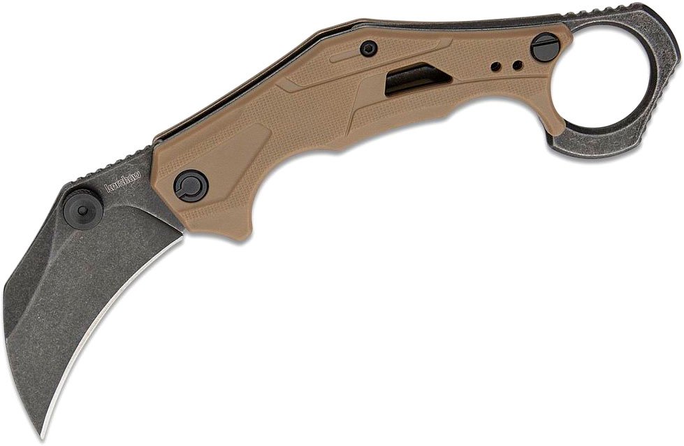

Складной нож Kershaw Outlier 2064 Tan BlackWash Karambit 2064TANBW