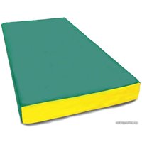 Cпортивный мат КМС №1 100x50x10 (зеленый/желтый)