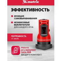 Лазерный нивелир Matrix 35023 (со штативом)