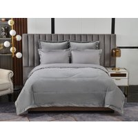 Семейный комплект постельного белья Sofi De MarkO Энрике 7Е Кт-7Е-Эн2м (серый)