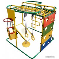 Детский спортивный комплекс Формула здоровья Мурзилка-S салатовый-радуга