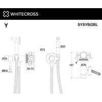 Гигиенический душ Whitecross SYSYBI2CR (хром)