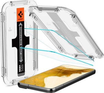 Spigen Glass TR EZ Fit для Galaxy S22 Plus AGL04145 (2шт)