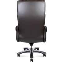 Офисное кресло Norden Ritz A 2108 brown leather (кожа коричневый/алюминиевая крестовина)
