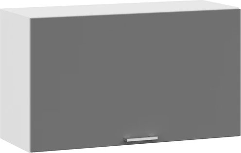 

Шкаф навесной Трия Габриэлла 1ВВ8Г с одной откидной дверью (белый/титан)