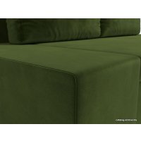 Диван Лига диванов Сан Марко 114018 (микровельвет, зеленый)
