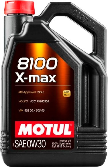 

Моторное масло Motul 8100 X-max 0W-30 5л