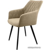 Стул Гальваник Диаманте Лофт (эмаль черный муар/Catania Latte)