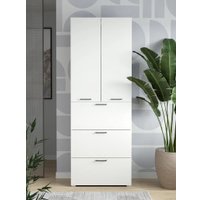 Шкаф распашной Горизонт Бонн 760 3 ящика (белый)