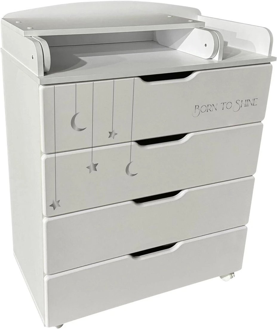 

Детский комод Indigo Baby Line 800/4 ЛДСП/МДФ (звездочки)