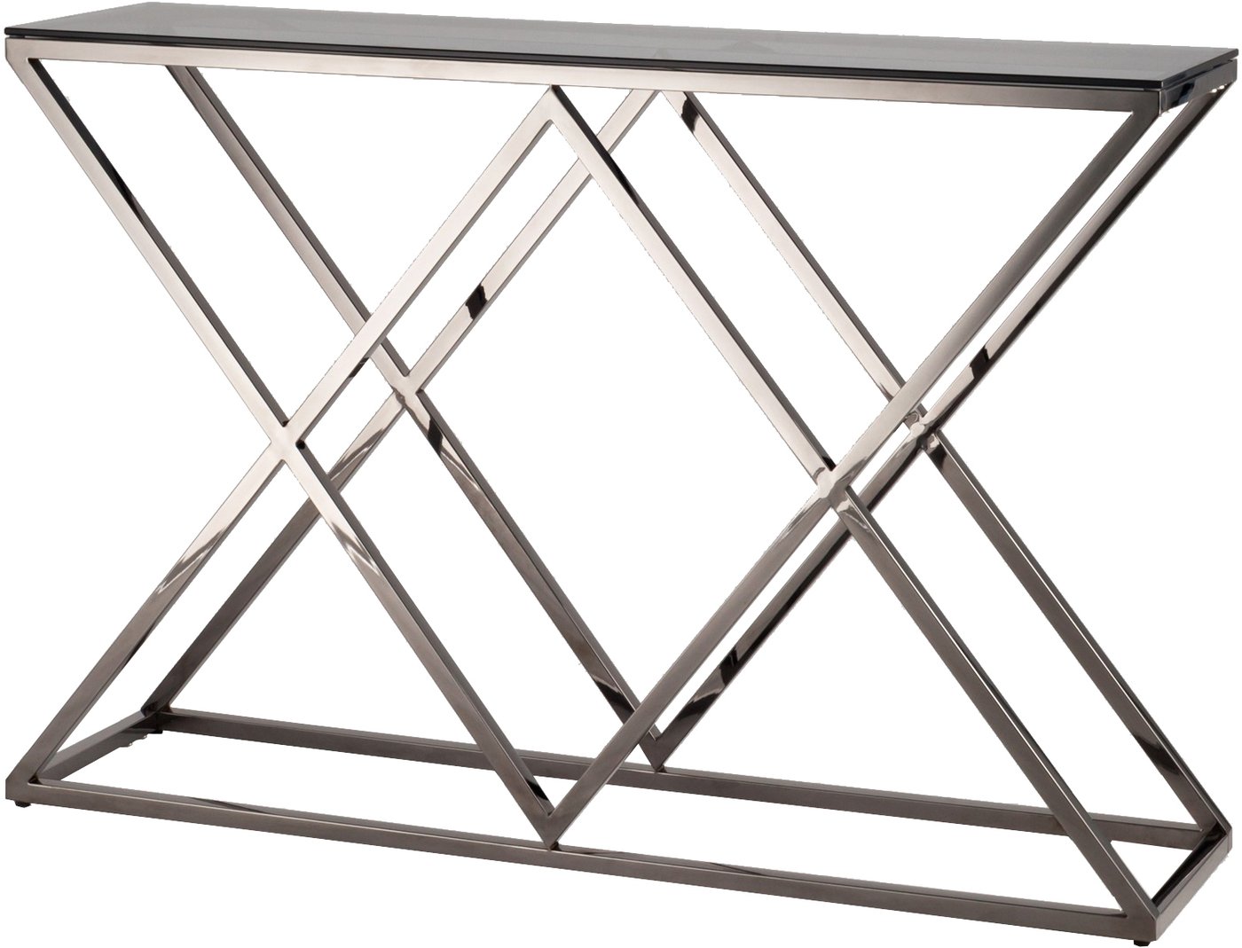 

Консольный стол Stool Group Инсигния 115x30 ECST-026-BG-SK (стекло Smoke/сталь темный хром)