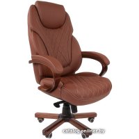 Офисное кресло CHAIRMAN 406 (экопремиум, коричневый)