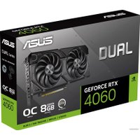 Видеокарта ASUS Dual GeForce RTX 4060 EVO OC Edition 8GB GDDR6 DUAL-RTX4060-O8G-EVO