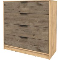 Комод Интерлиния Концепт КТ-К100 (дуб веллингтон/дуб золотой)