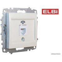 Розетка компьютерная Elbi Zena-Vega 609-015600-221 (белый)