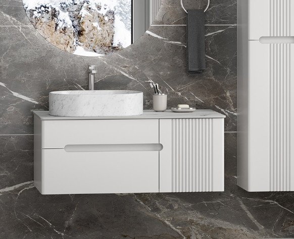 Brevita Тумба с умывальником Pallisandro 100 PAL-50100-501П2Я+PA01-100