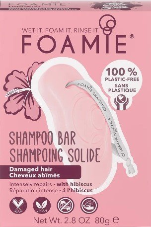 

Твердый шампунь Foamie Hibiskiss для поврежденных волос 80 г