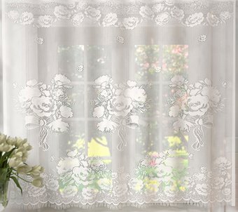 Тюль Лента м529 (165x170, белый)