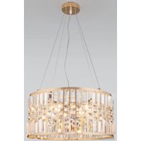 Подвесная люстра Евросвет Lory 10125/5 (золото-прозрачный хрусталь)