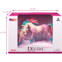Набор фигурок Masai Mara Мир фэнтези. Семья сиреневых единорогов MM206-444