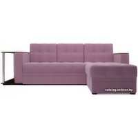 Угловой диван Мебель-АРС Атланта (сирень)