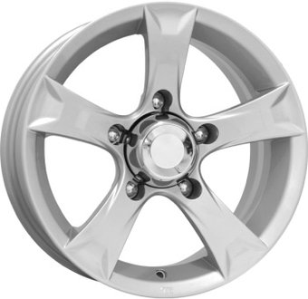 Литые диски K&K Триал 15x6.5" 5х139.7мм DIA 98мм ET 30мм Сильвер