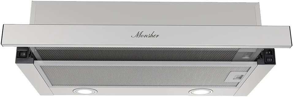 Кухонная вытяжка Monsher Loin 60 Acier (нержавеющая сталь)