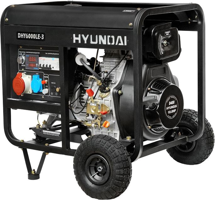 

Дизельный генератор Hyundai DHY 6000LE-3