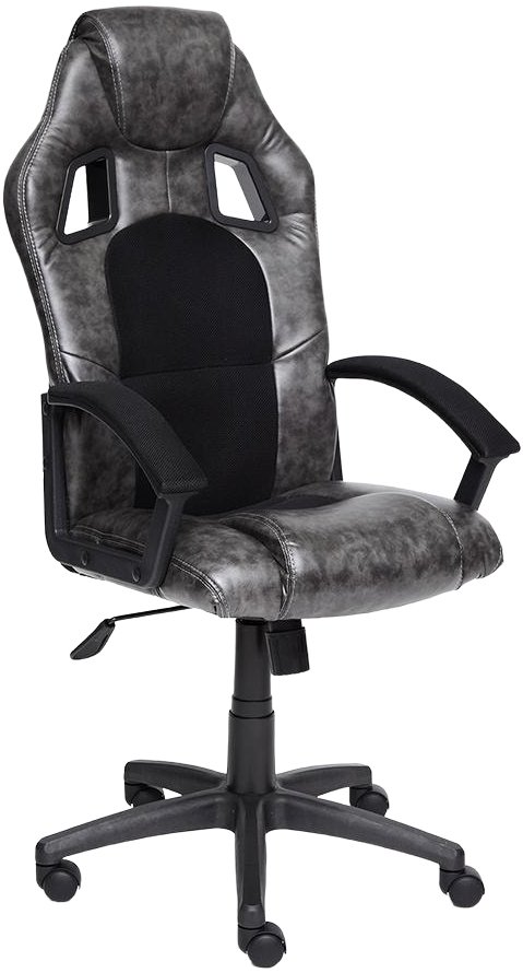 

Игровое (геймерское) кресло TetChair Driver (экокожа/ткань, серый/черный)