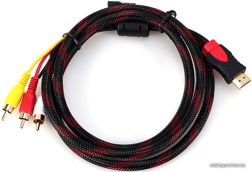 Кабель USBTOP HDMI – 3 RCA
