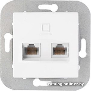 Розетка компьютерная Bylectrica Стиль РК216-015 (белый)