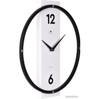 Настенные часы Рубин Time 3330-001 (черный/белый)