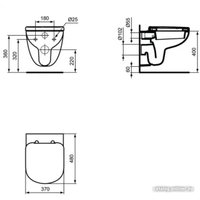 Унитаз подвесной Ideal Standard Tempo T328801+T679901