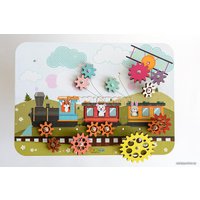 Бизиборд WoodLand Toys Паровозик 116107