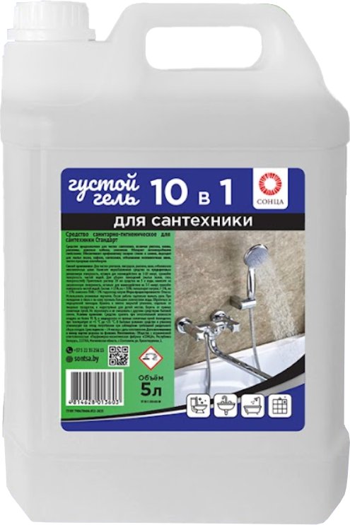 

Средство для ванных комнат Сонца Стандарт санитарно-гигиеническое (5 л)