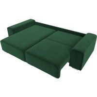 Угловой диван Лига диванов Лига-029 левый 121926L (велюр зеленый)