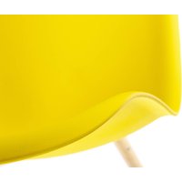 Стул Mio Tesoro Бари SC-001 (желтый/дерево)