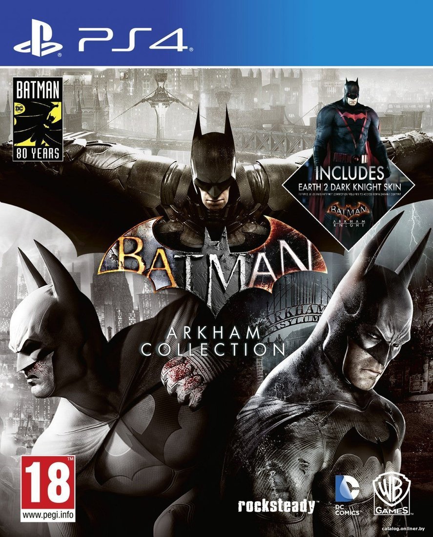 Batman: Arkham Collection (без русской озвучки, русские субтитры) для PlayStation 4