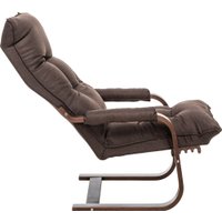 Кресло-качалка Leset Оливер (орех текстура/Malmo 28)