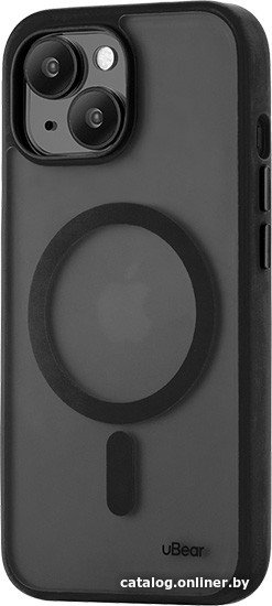 Чехол для телефона uBear Cloud Mag для iPhone 15 (черный)