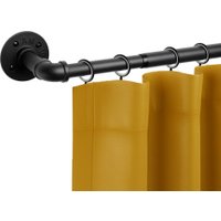 Карниз для штор UG Home Раздвижной 1-рядный 1КМ-180-360-Ч (черный, 1.8-3.6м)