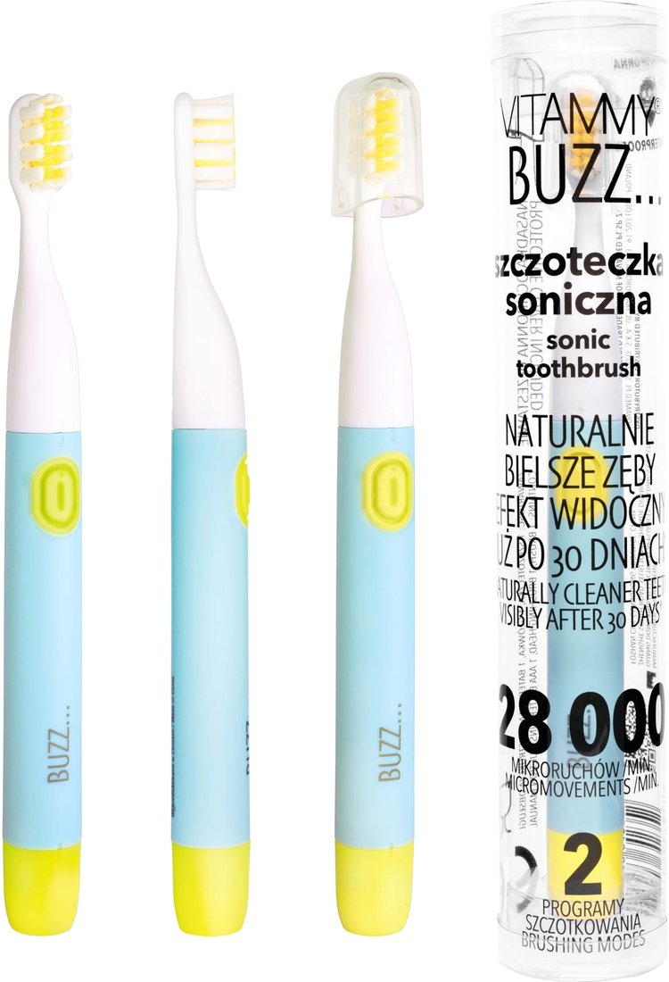 

Электрическая зубная щетка Vitammy Buzz (мятно-лимонный)